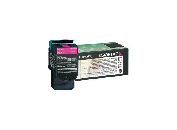 Toner Lexmark C540H1MG rød kap.2000 s. 